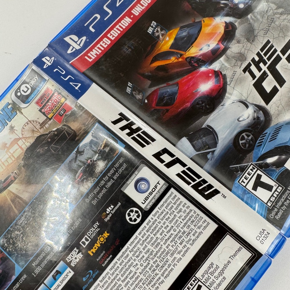 The Crew Limited Edition Racing Video Game PS4 Ubisoft - Picture 5 of 5
